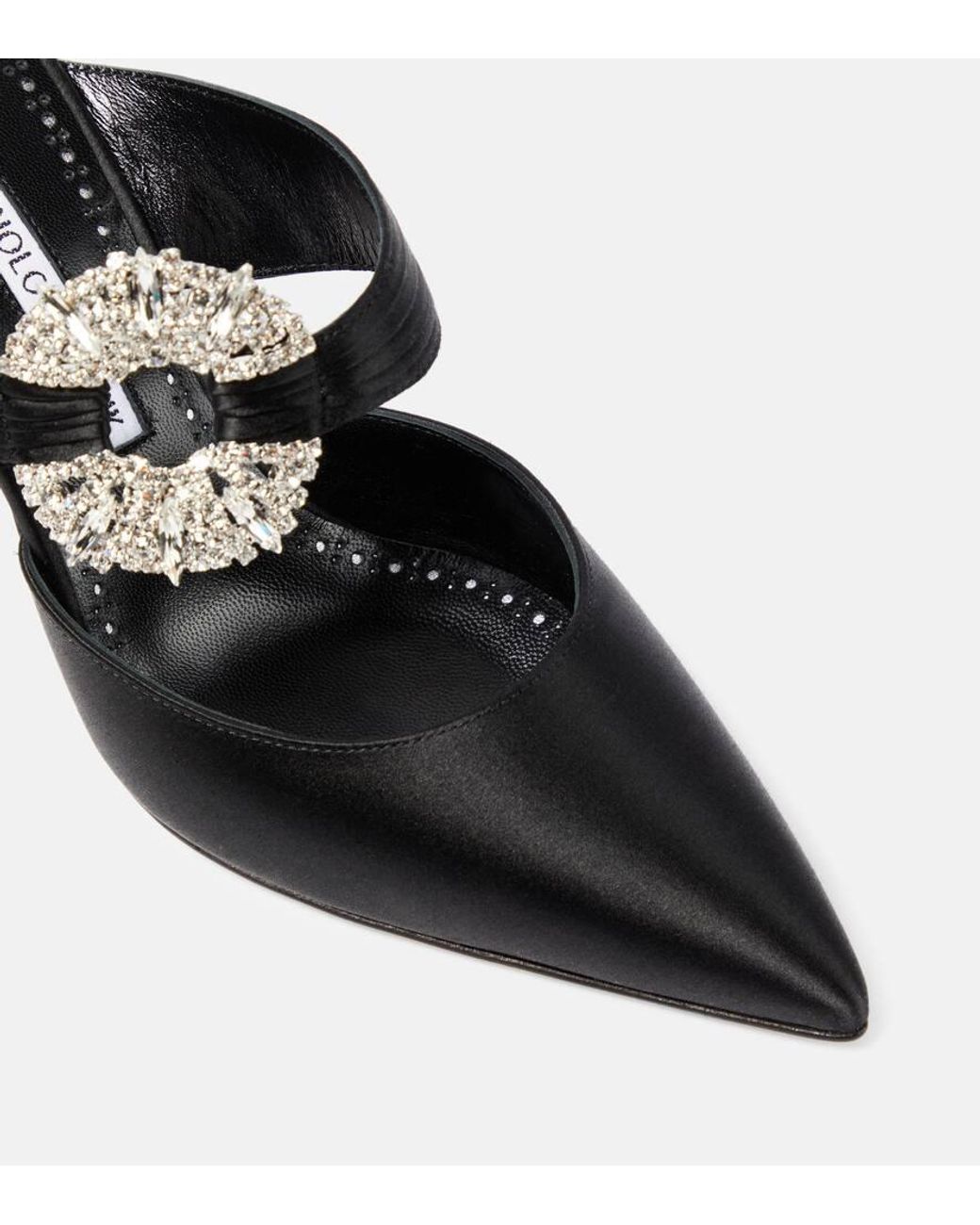 【関税送料込】マノロブラニク Maidugura 90 red satin mules MANOLO BLAHNIK Maidugura 90 crystal-embellished satin mules