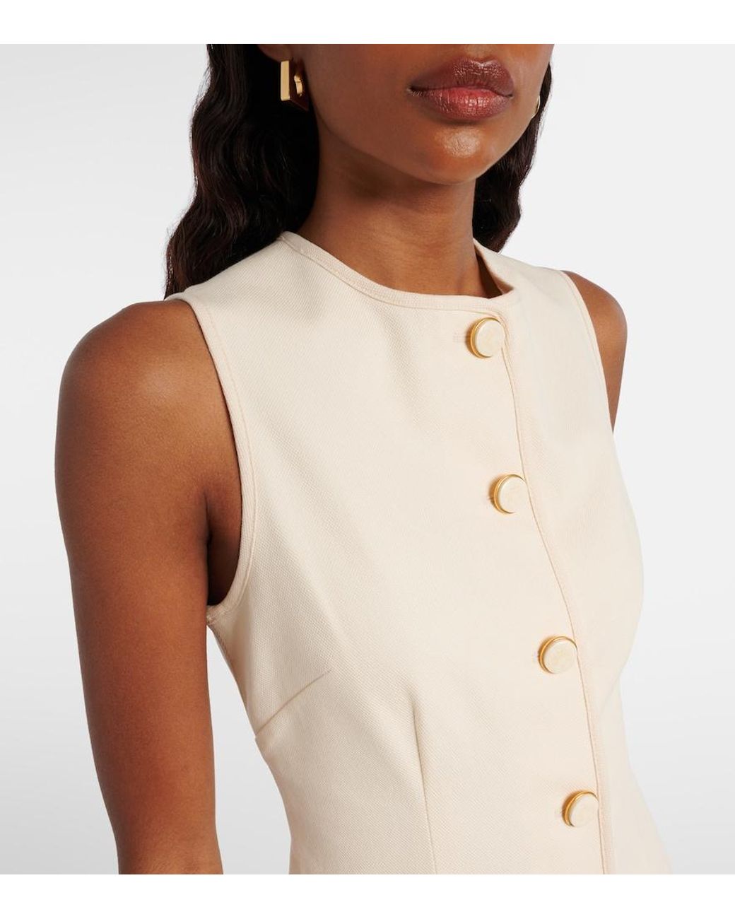 Veronica Beard Natural Whistler Minidress