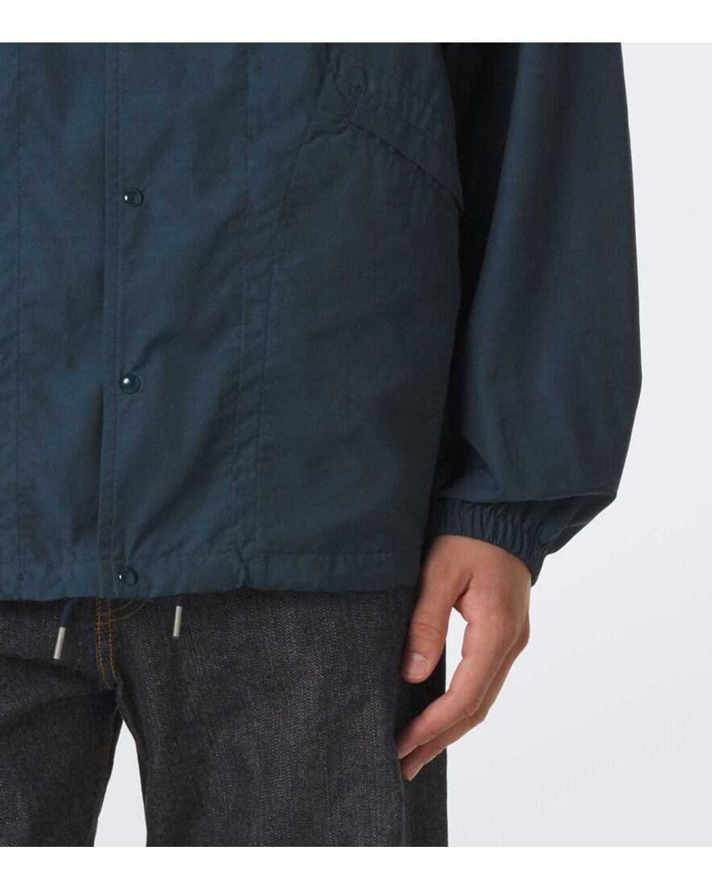 Visvim Blue Windfall Taffeta Jacket for men