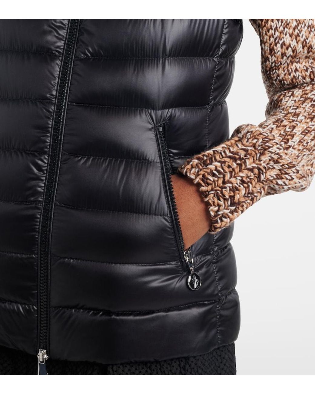 Moncler Black Glygosse Down Vest