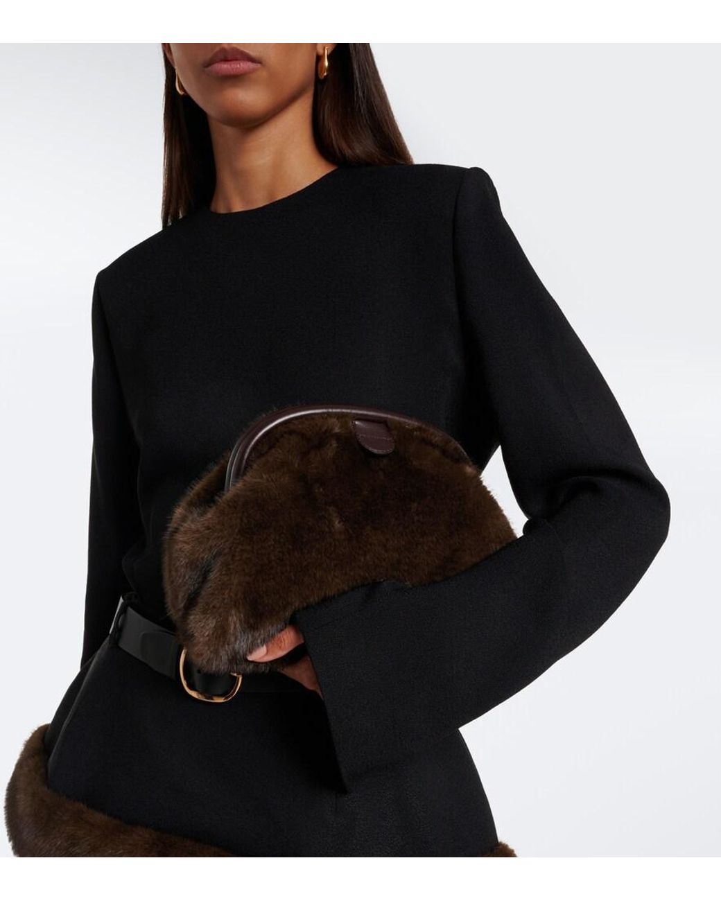Stella McCartney Brown Falabella Clutch
