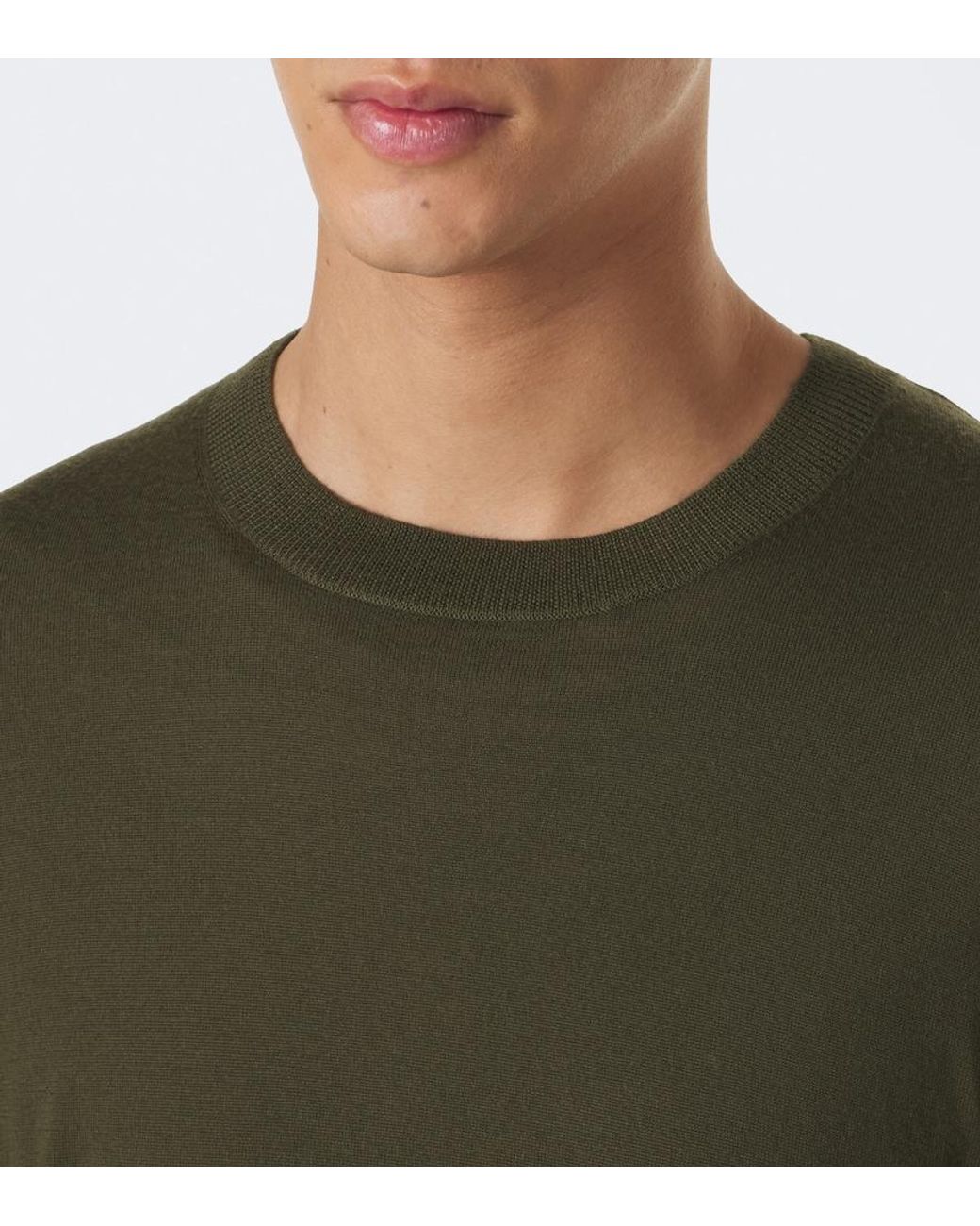 Gabriela Hearst Green Palco Wool Sweater for men