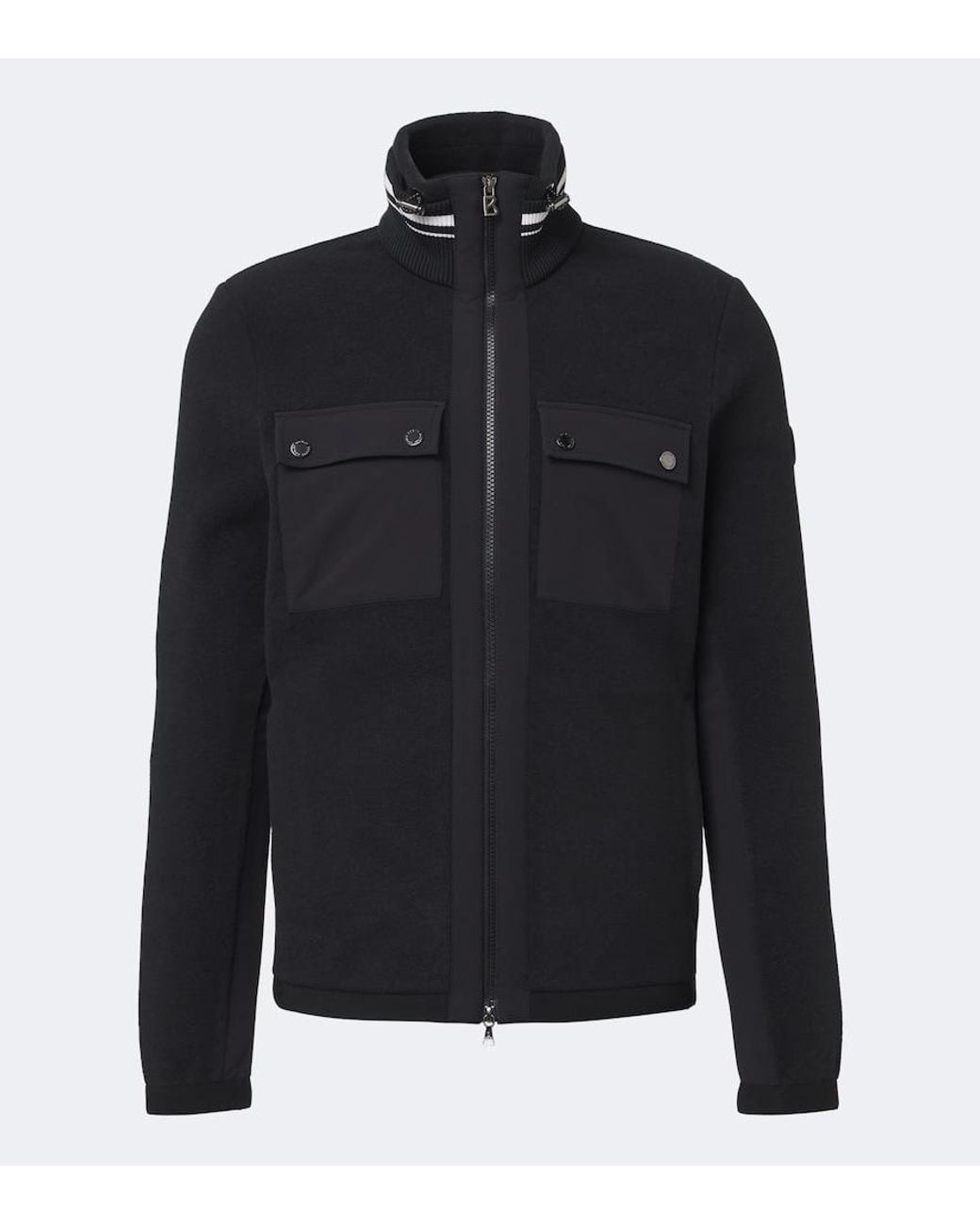Bogner Black Gaston Fleece Ski Jacket for men