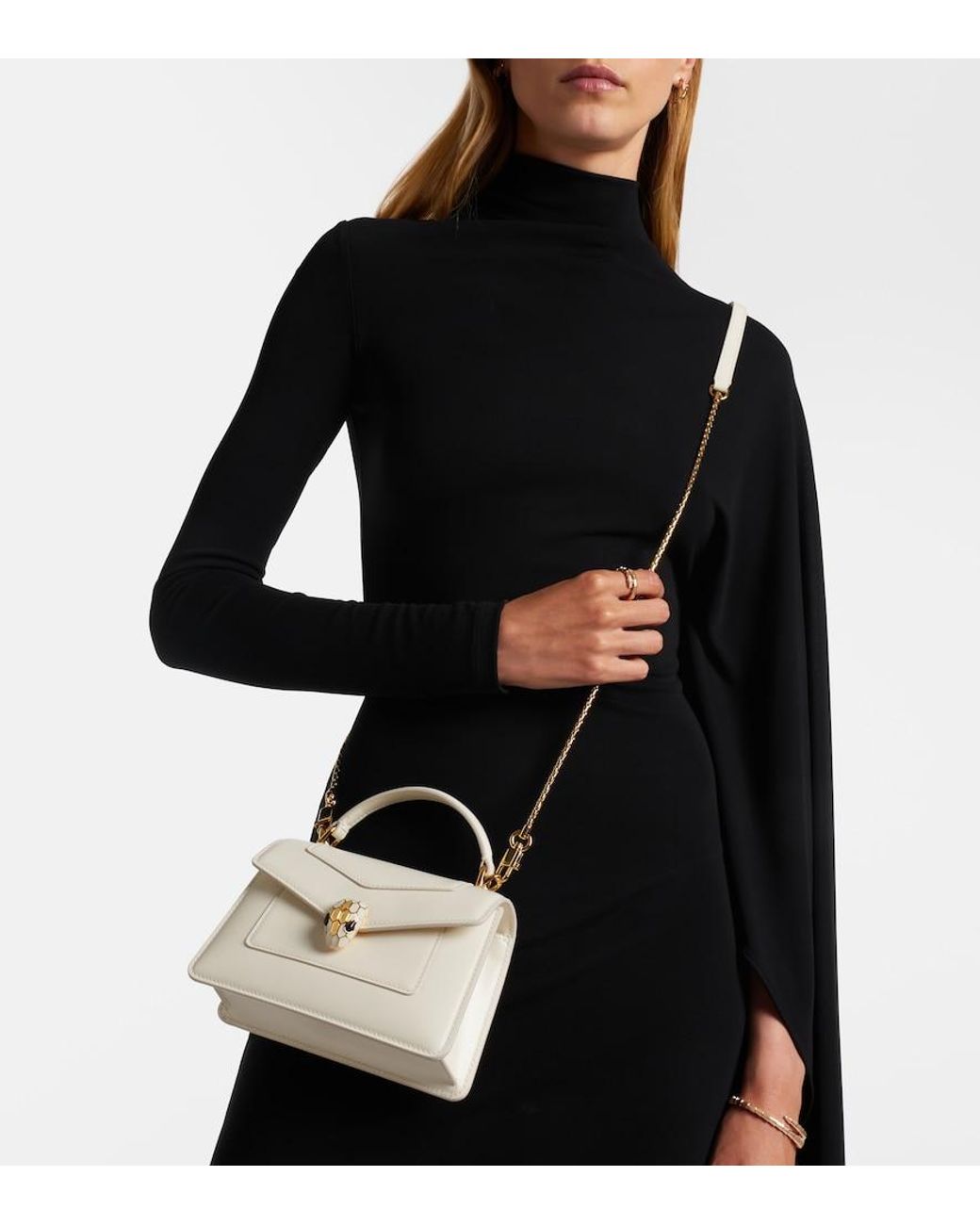 BVLGARI Natural Serpenti Forever Medium Top-Handle Bag