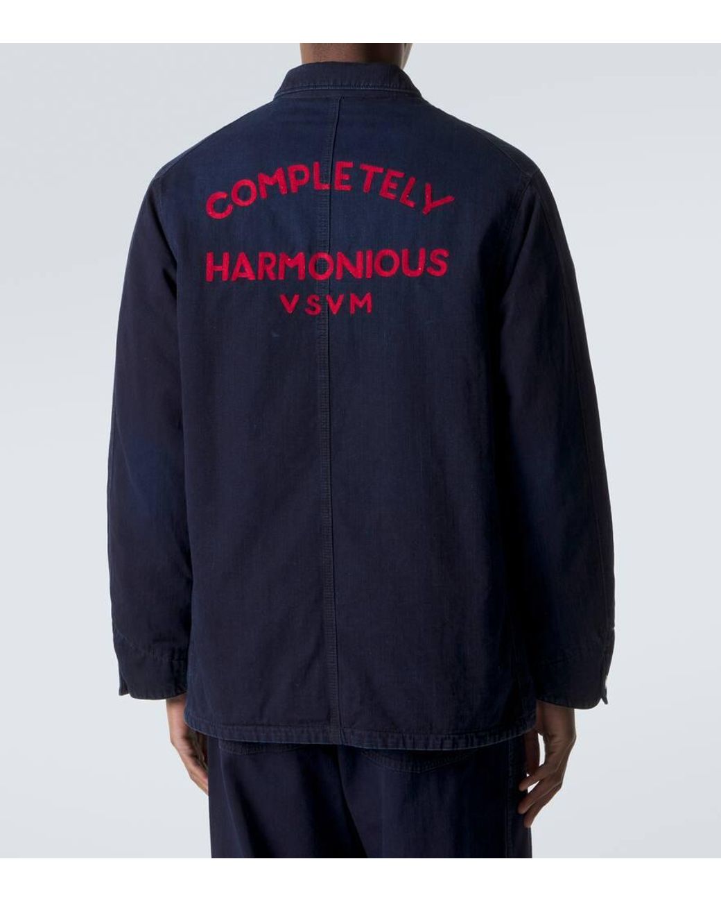 Visvim Blue Osiris Down Denim Jacket for men