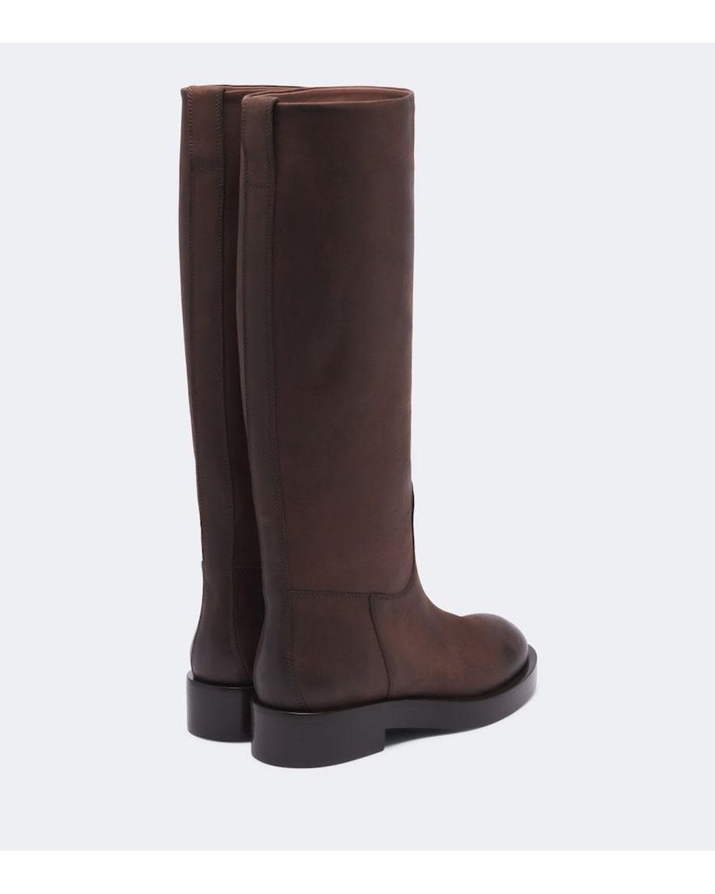 Paris Texas Brown Napa Leather Knee-High Boots