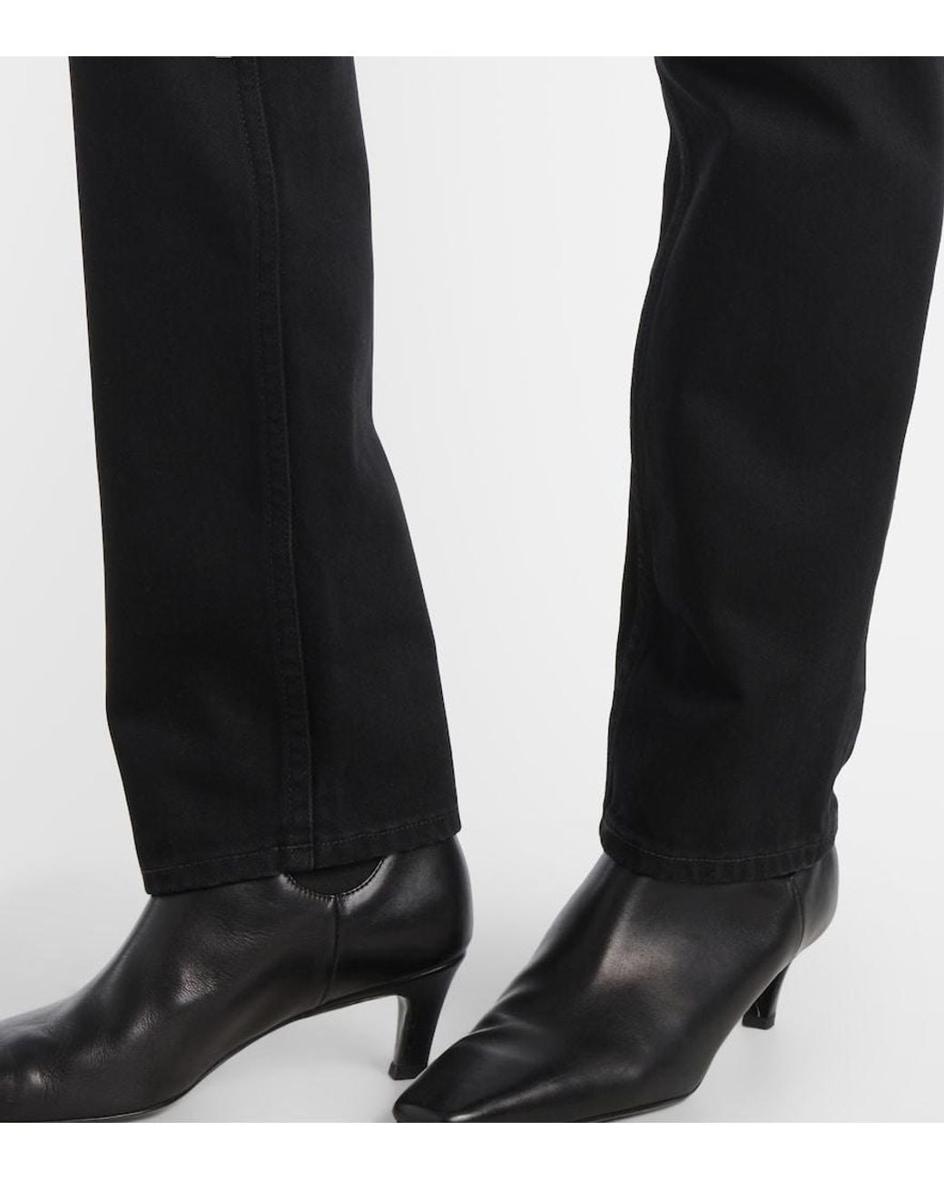 Totême  Black High-Rise Slim Jeans