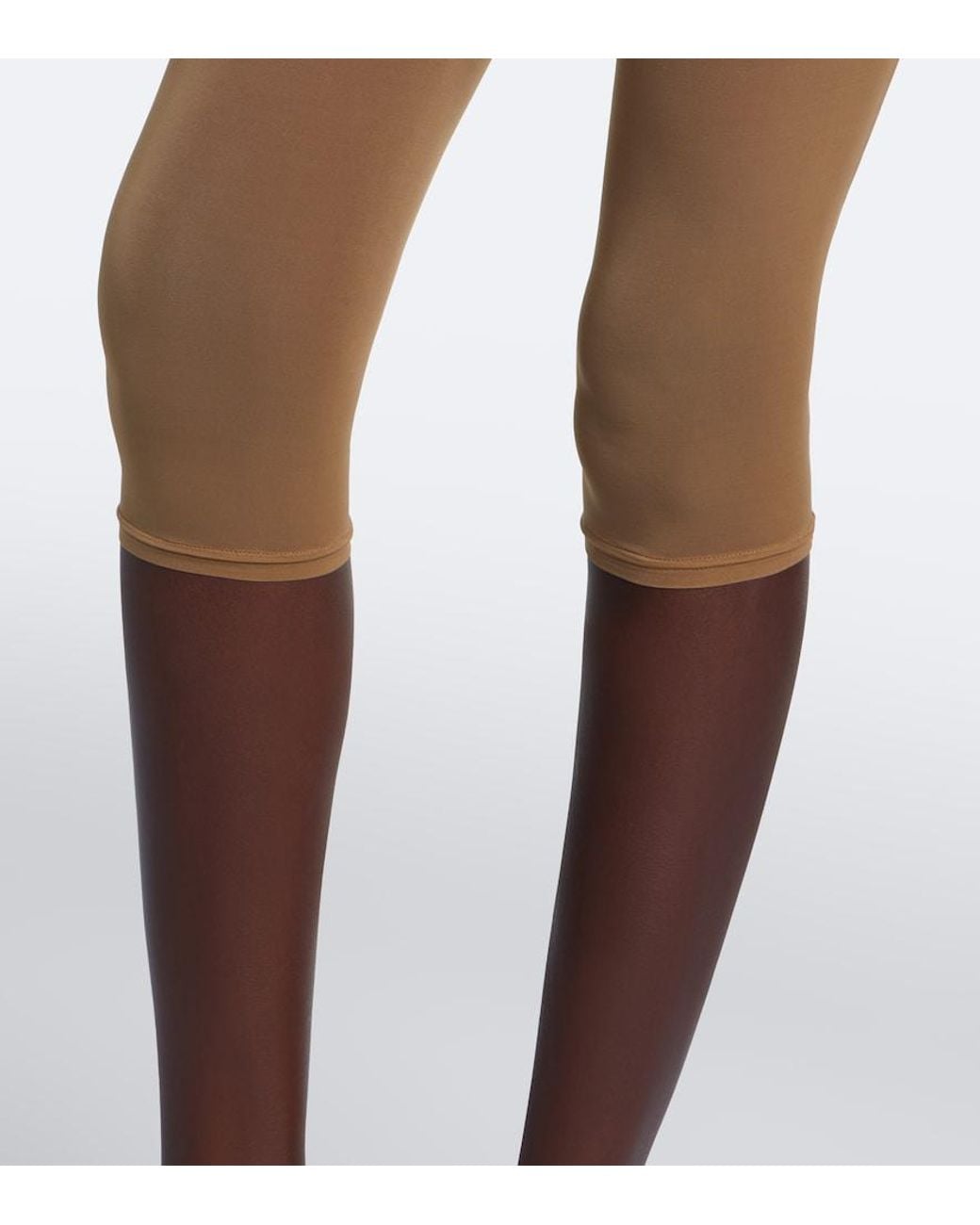 Magda Butrym Brown Semi-Sheer Capri Pants