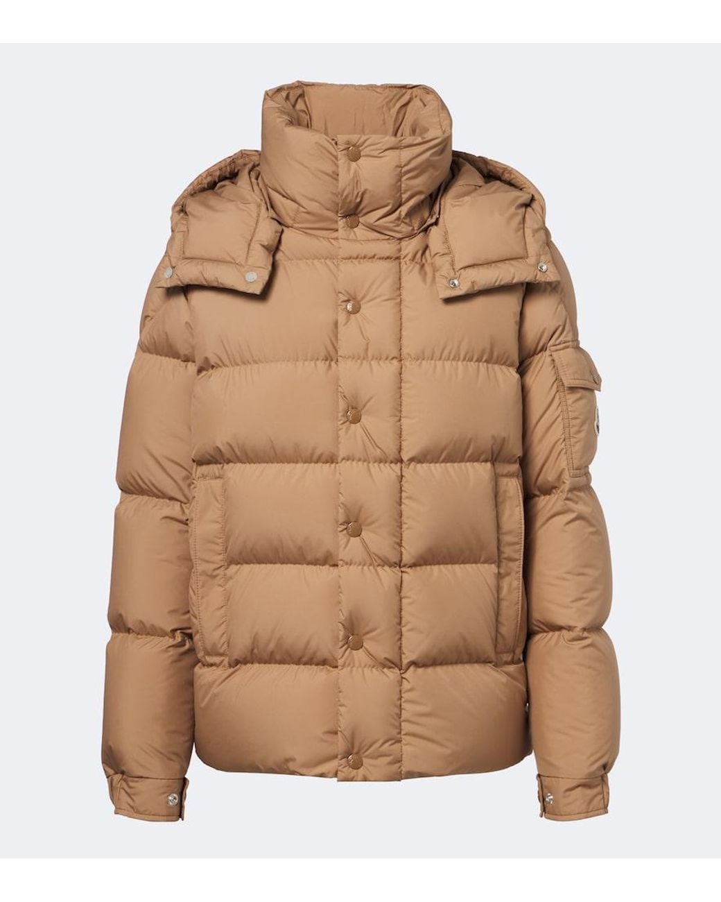 Moncler Brown Maya 70 Hooded Down Jacket