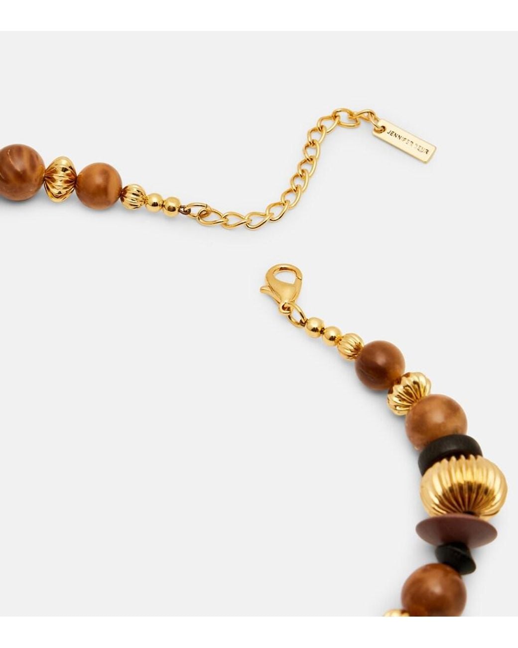 Jennifer Behr Metallic Rumi Necklace