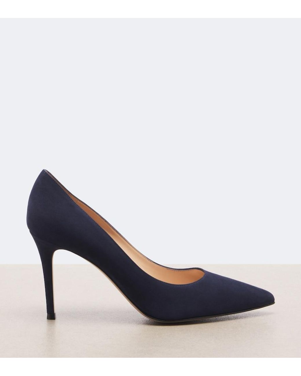 Gianvito Rossi Blue Gianvito Suede Pumps