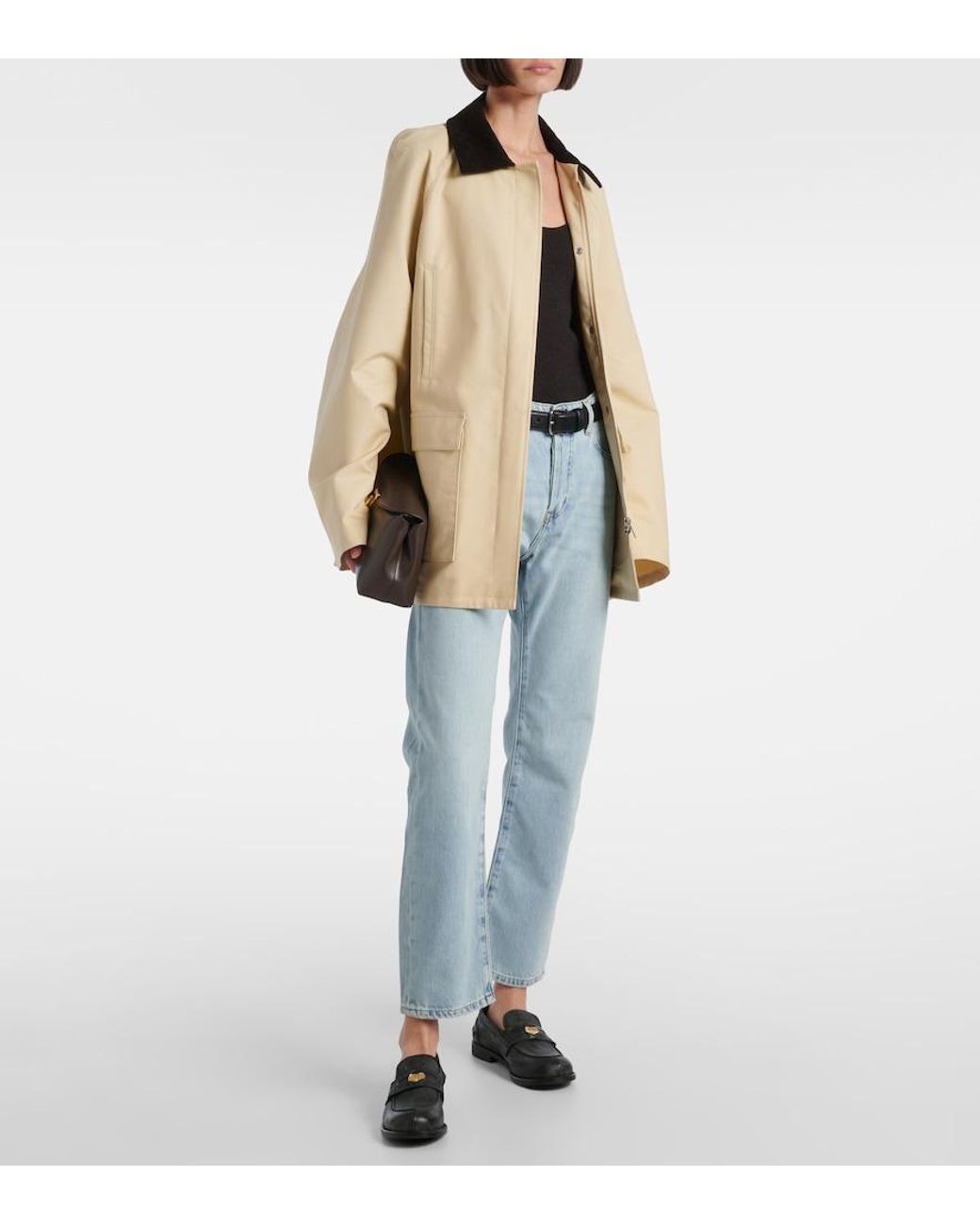 AG Jeans Blue American Mid-Rise Slim Jeans