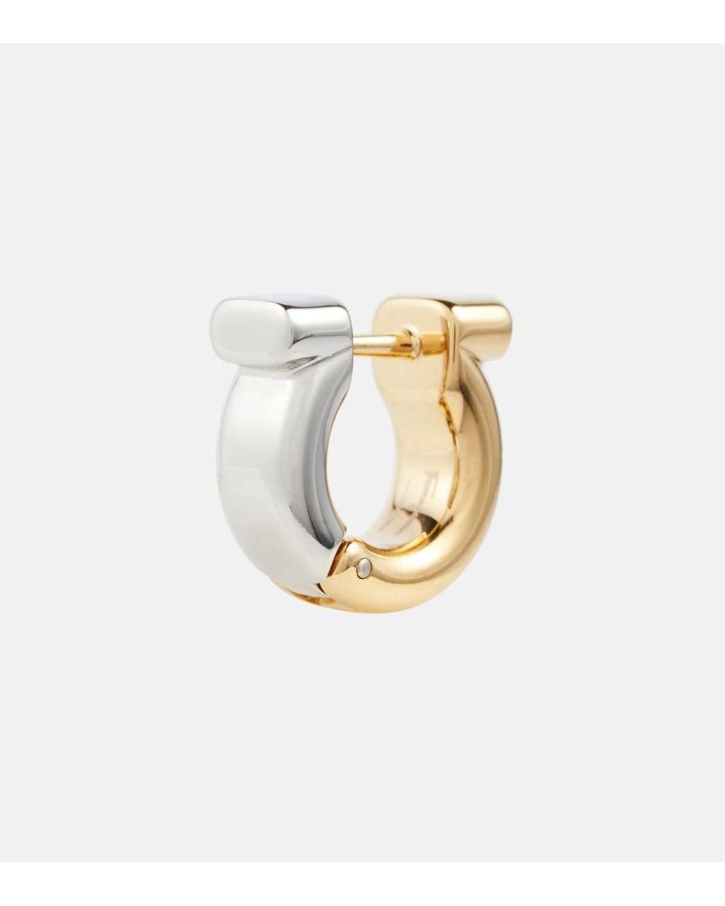 Ferragamo Metallic Gancio Earrings