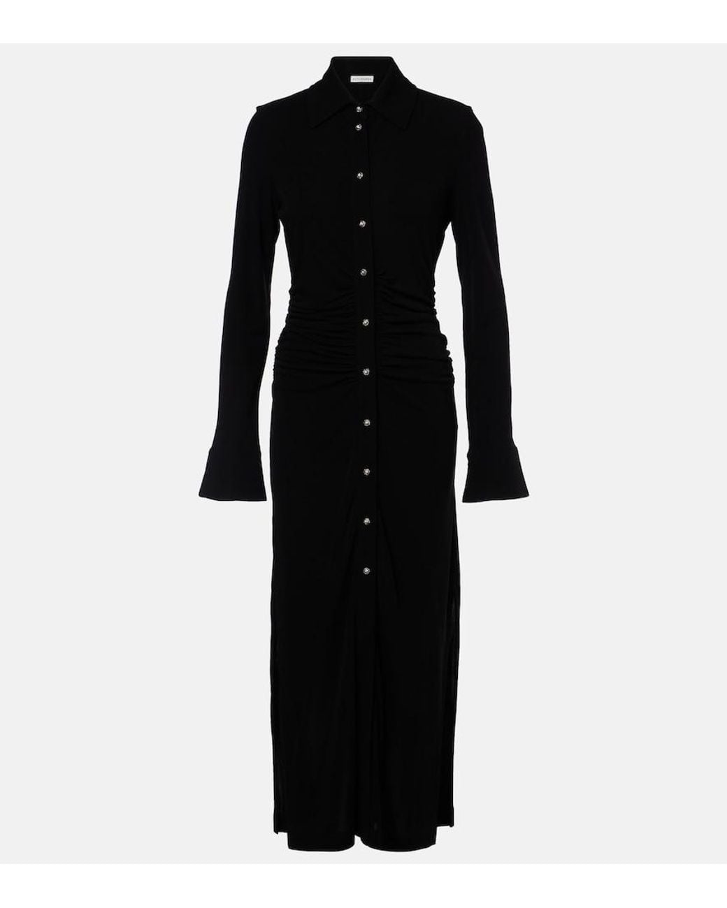 Altuzarra Black Claudia Jersey Midi Dress