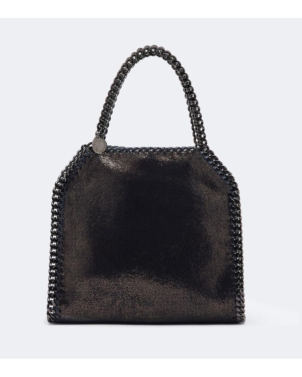Stella McCartney Black Falabella Mini Top-Handle Bag