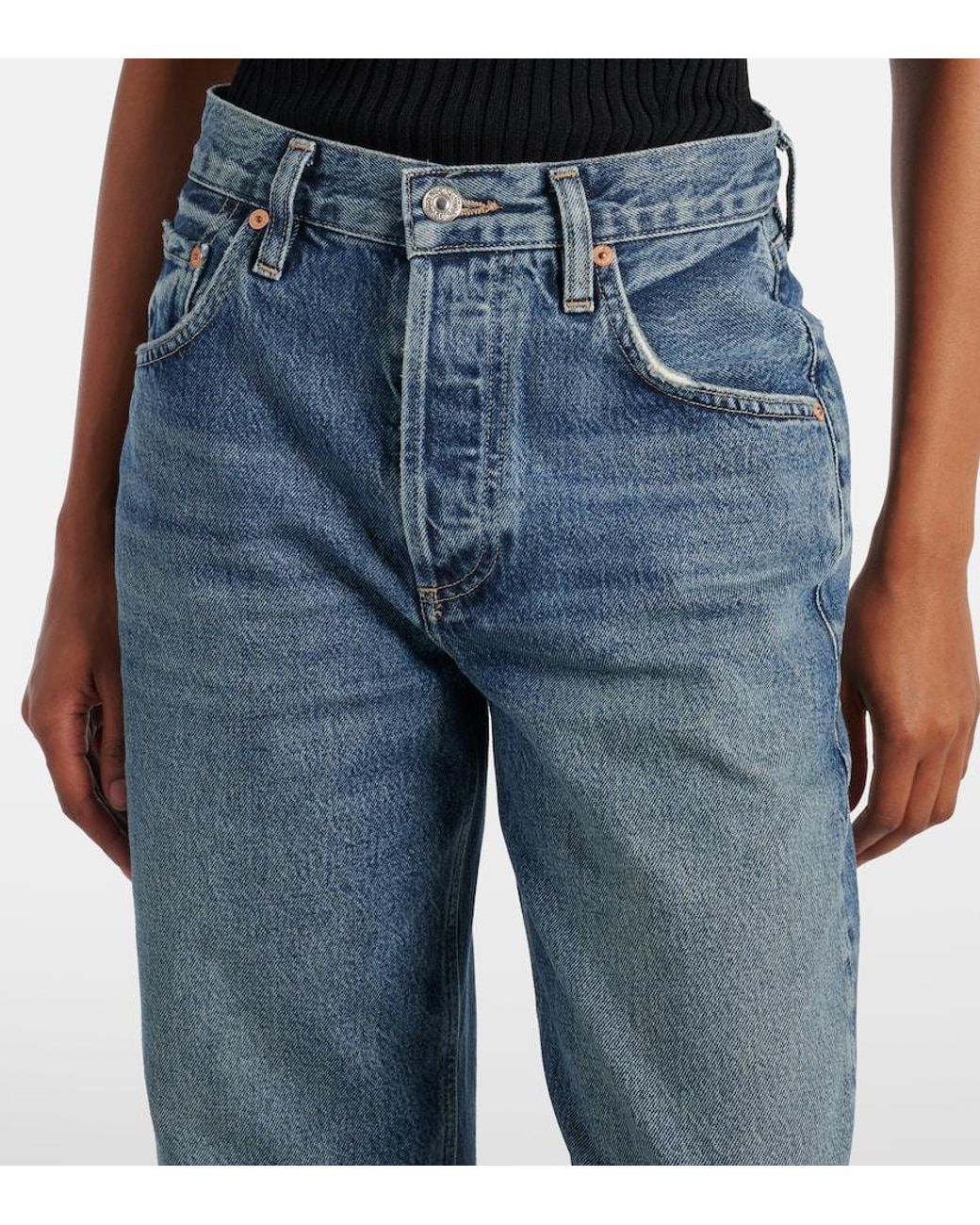 Citizens of Humanity Blue Dahlia Straight Jeans