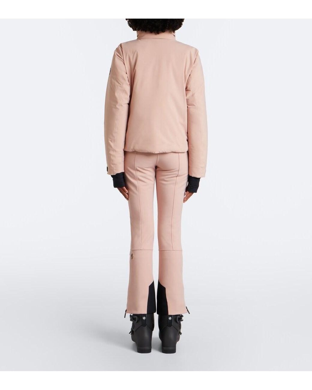 Moncler Pink Technical Ski Pants