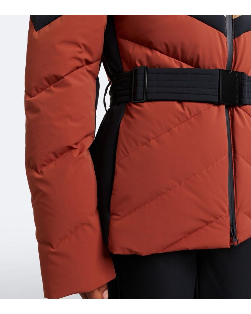 Perfect Moment Red Jg Belted Down Ski Jacket