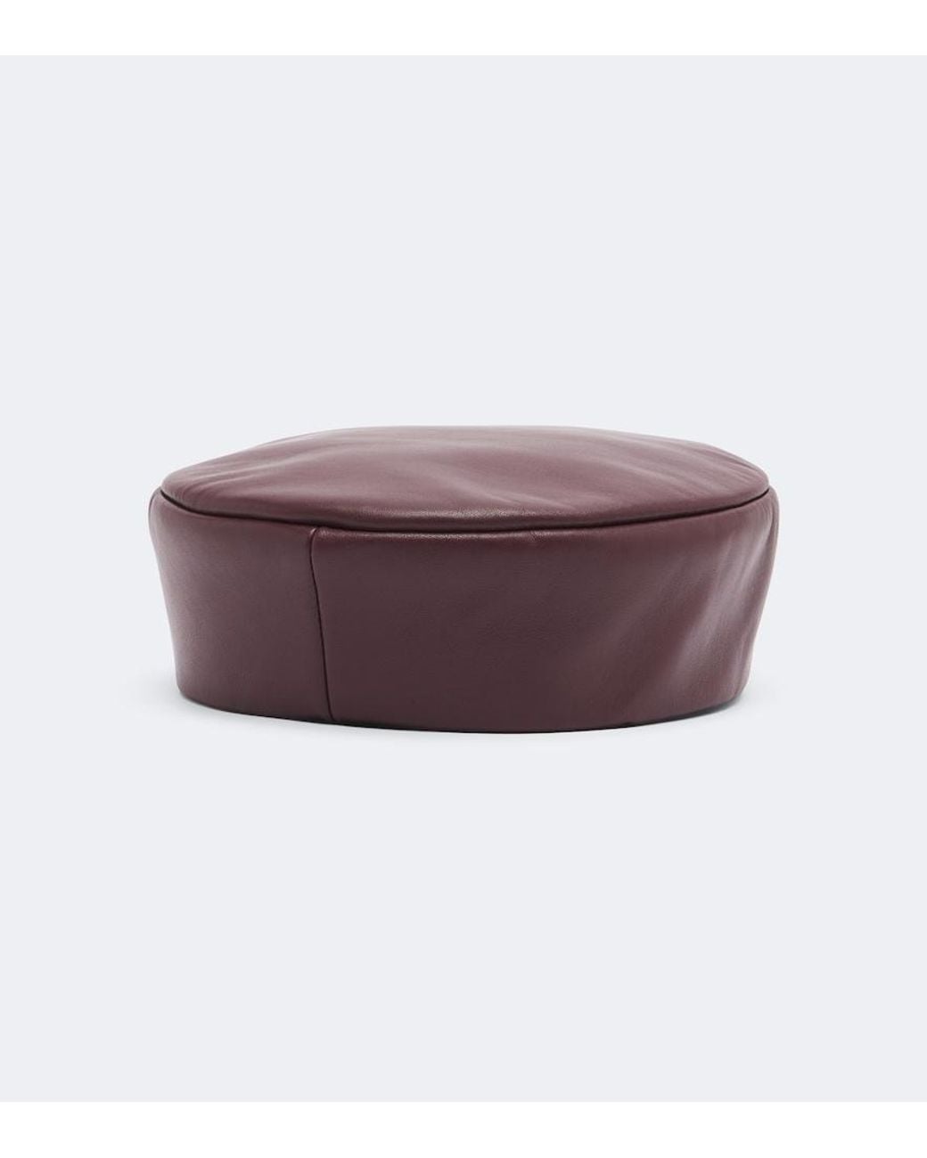 Ruslan Baginskiy Purple Logo Leather Hat