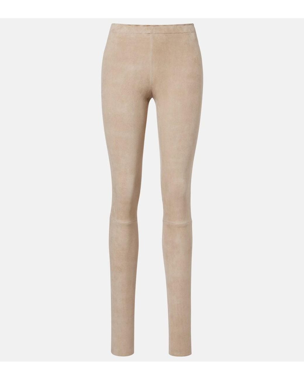 Stouls Natural Carolyn Suede Leggings