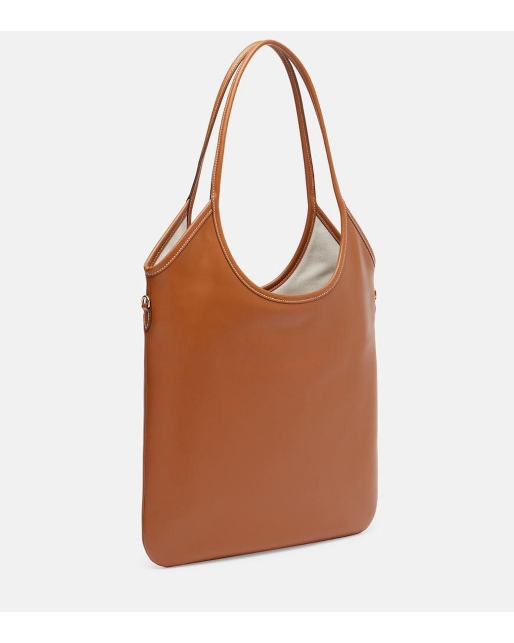 Miu Miu Brown Ivy Leather Shopper