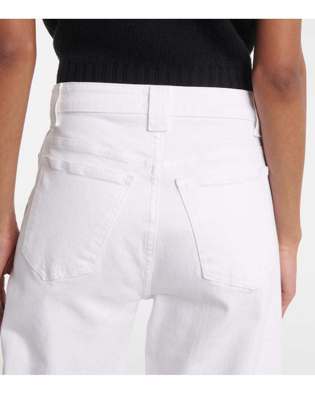 Jeans Flared Dane Khaite de color White