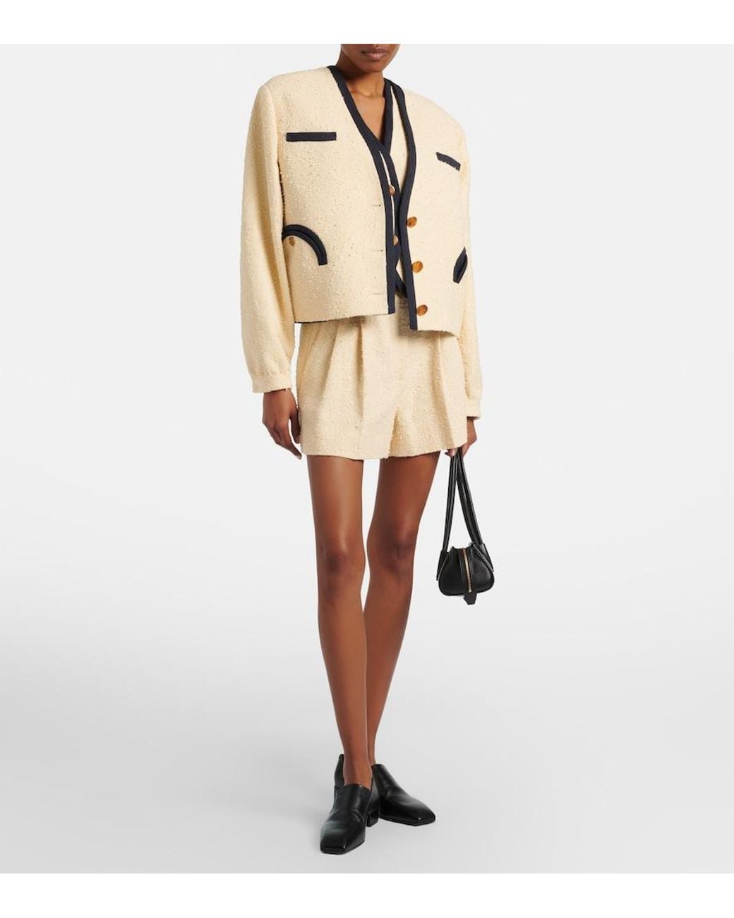 Blazé Milano Natural Riviera Cotton-Blend Jacket