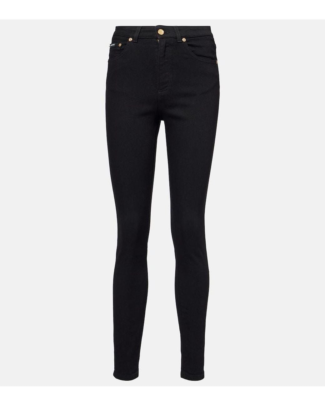 Dolce & Gabbana Blue High-Rise Skinny Jeans