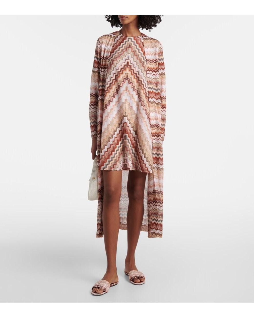 Missoni Pink Gia Raschel Sandals