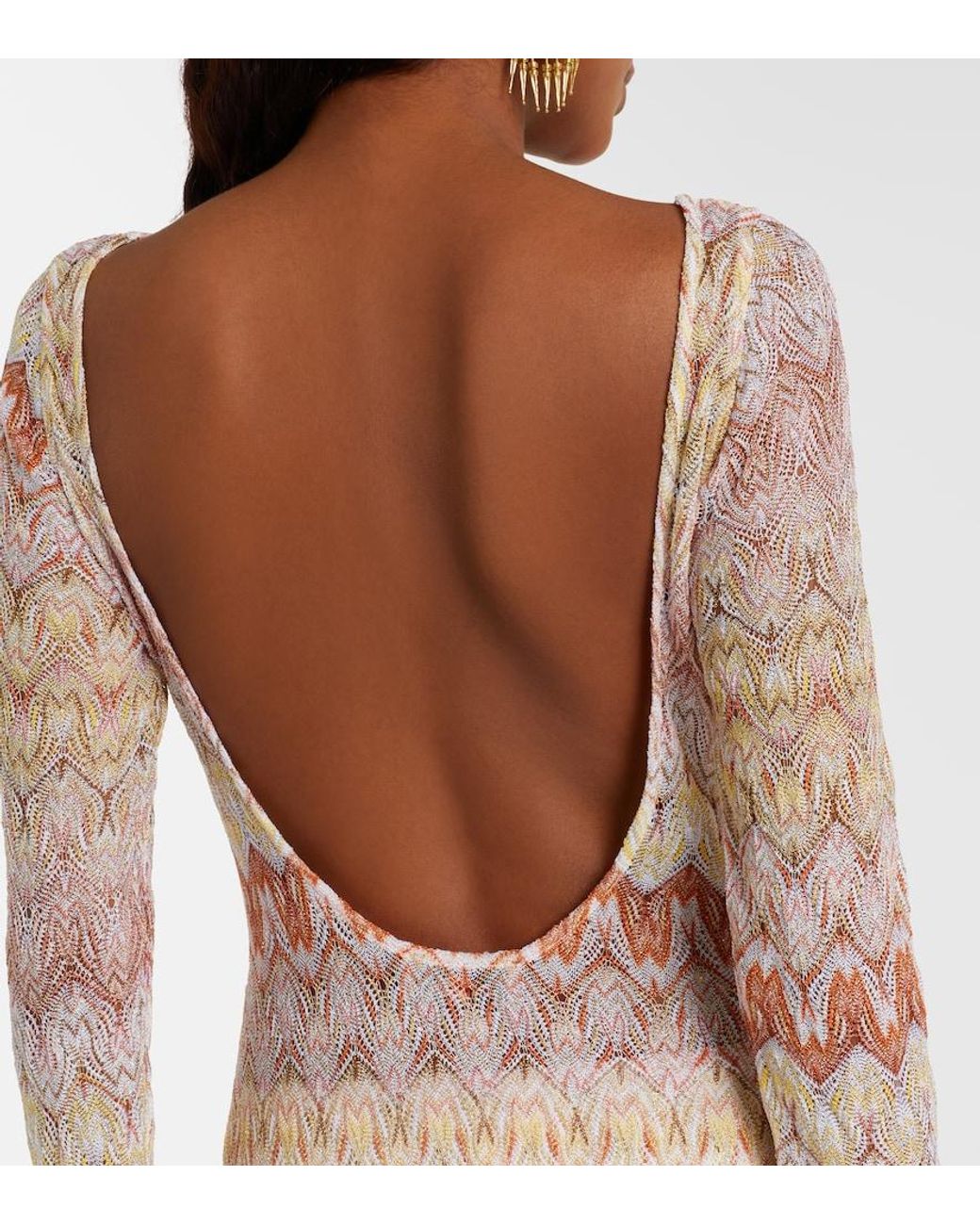 Missoni Natural Lame Maxi Dress