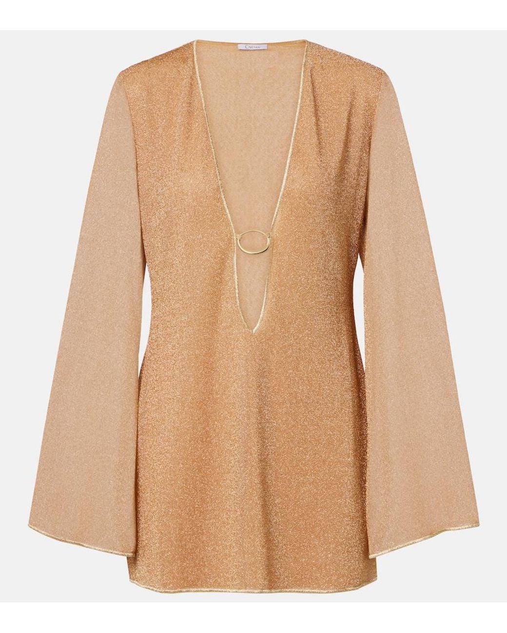 Oseree Natural Lumiere Beach Dress