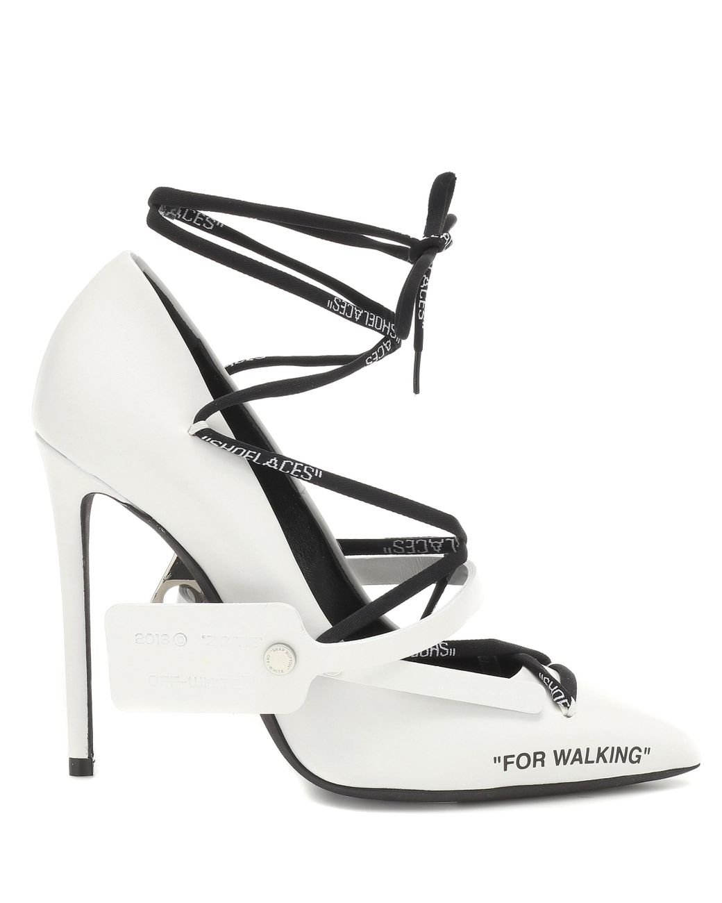 Off white store tag heels