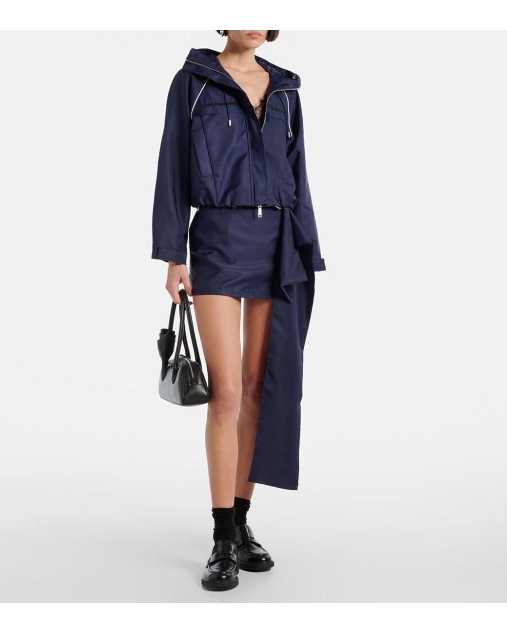 Self-Portrait Blue Technical Jacket