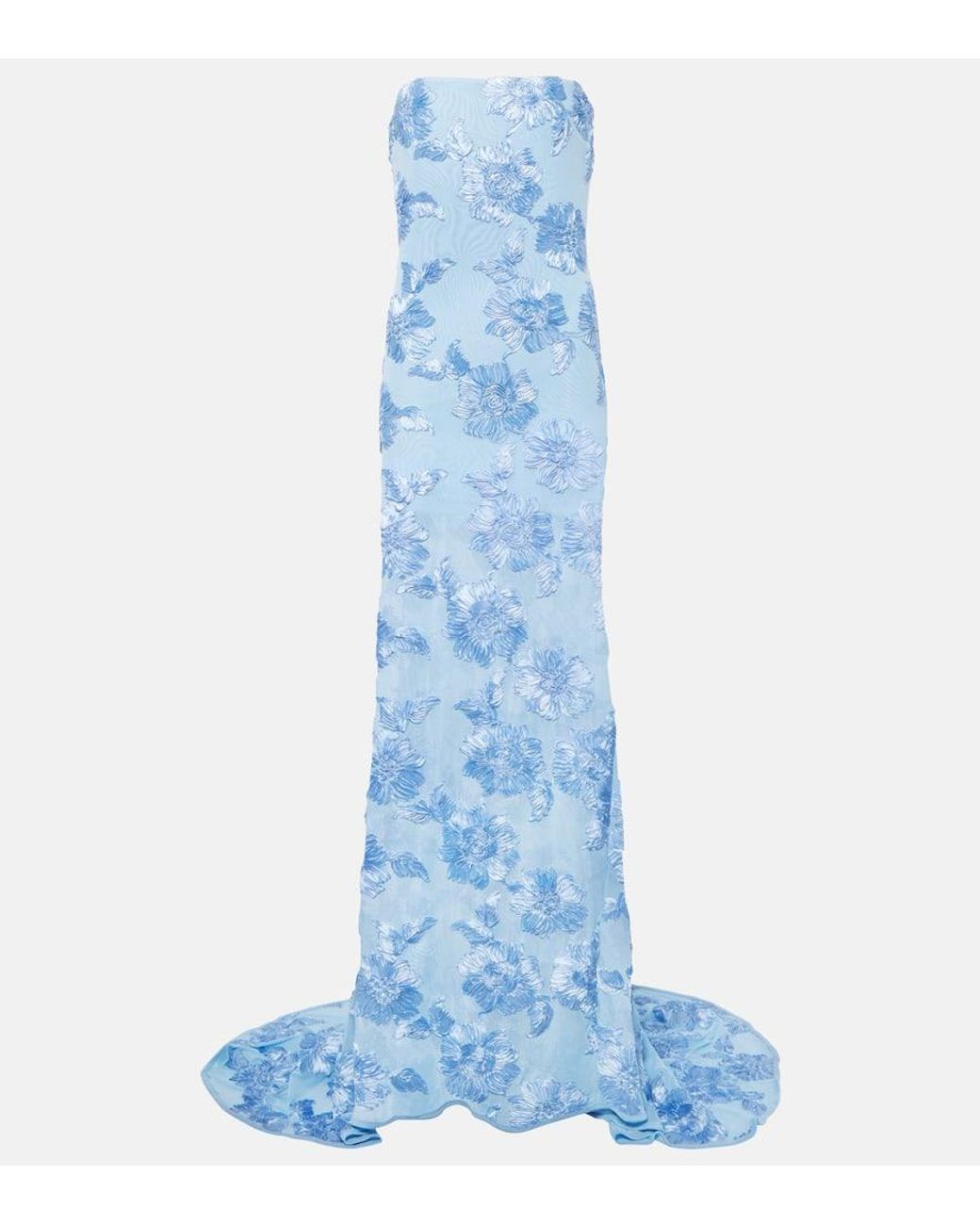 ROTATE ワンピース Bridal Rosita floral-applique mesh 926701 Bridal Rosita floral-appliqué mesh minidress in white