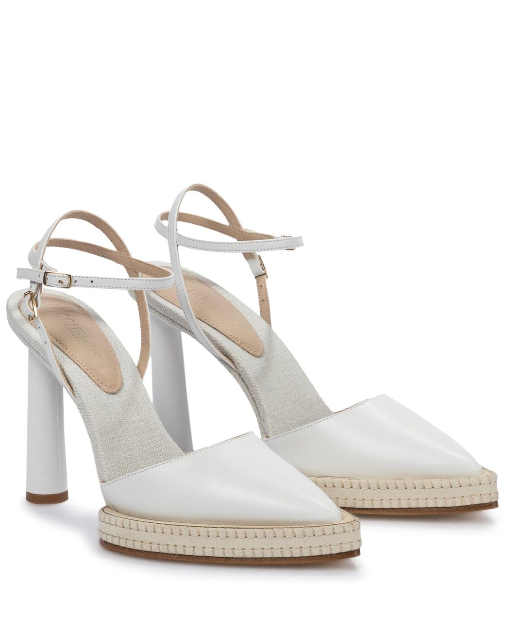 jacquemus white heels