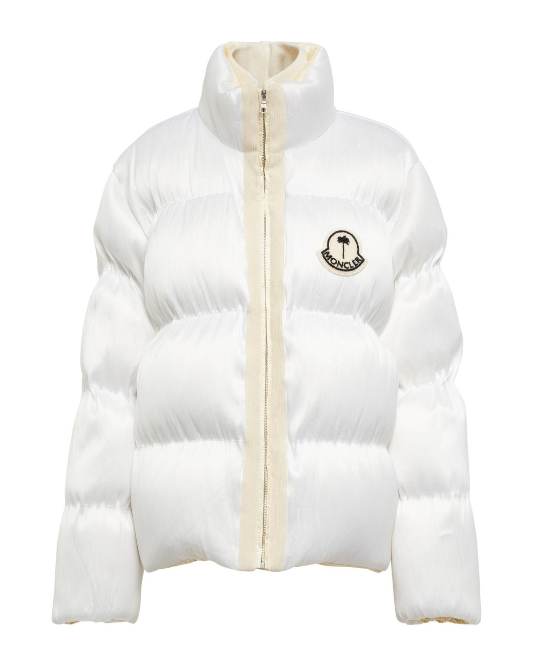 Moncler Maya 70 By Palm Angels Down Jacket in White | Lyst