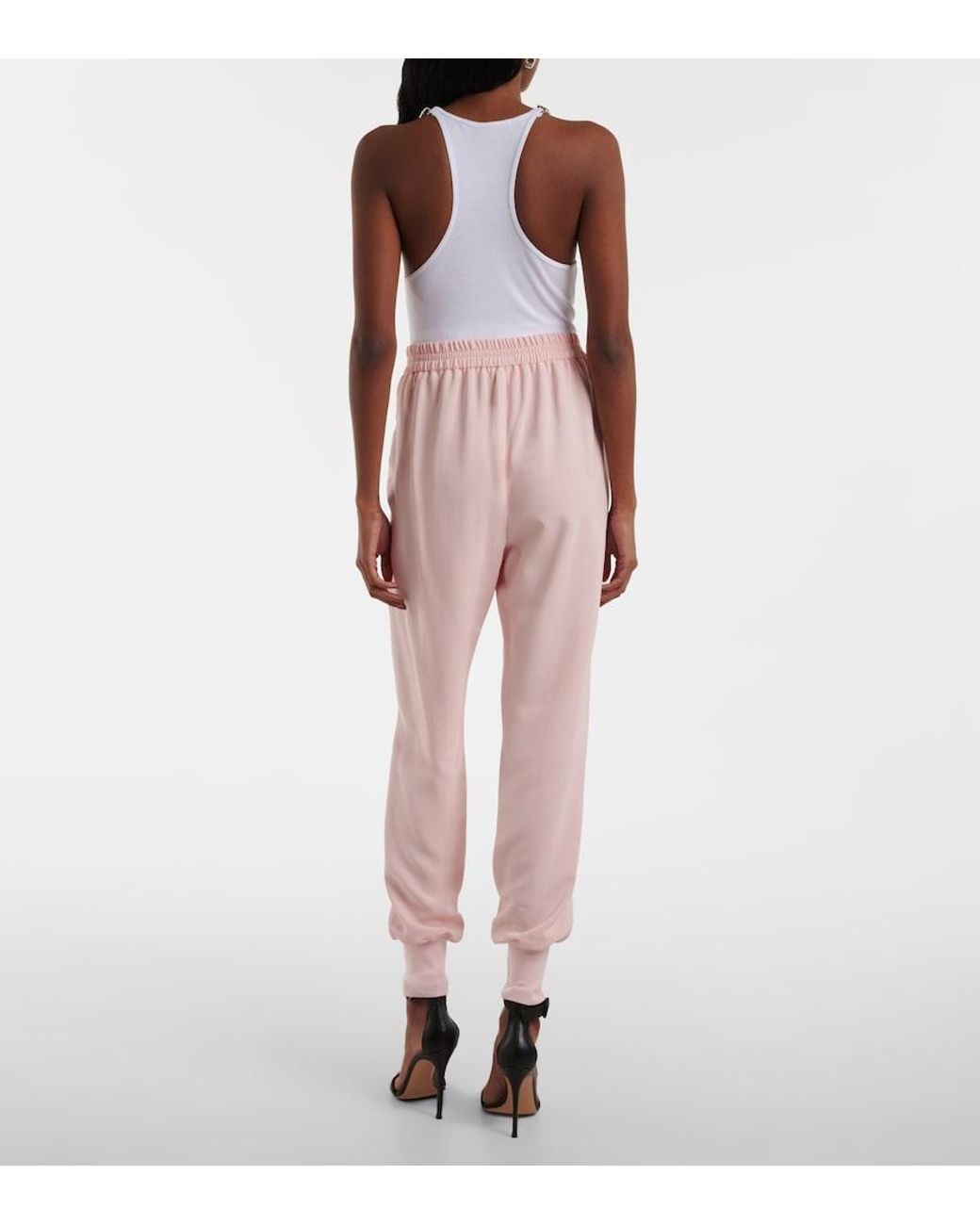 Stella McCartney Pink Iconic Sweatpants