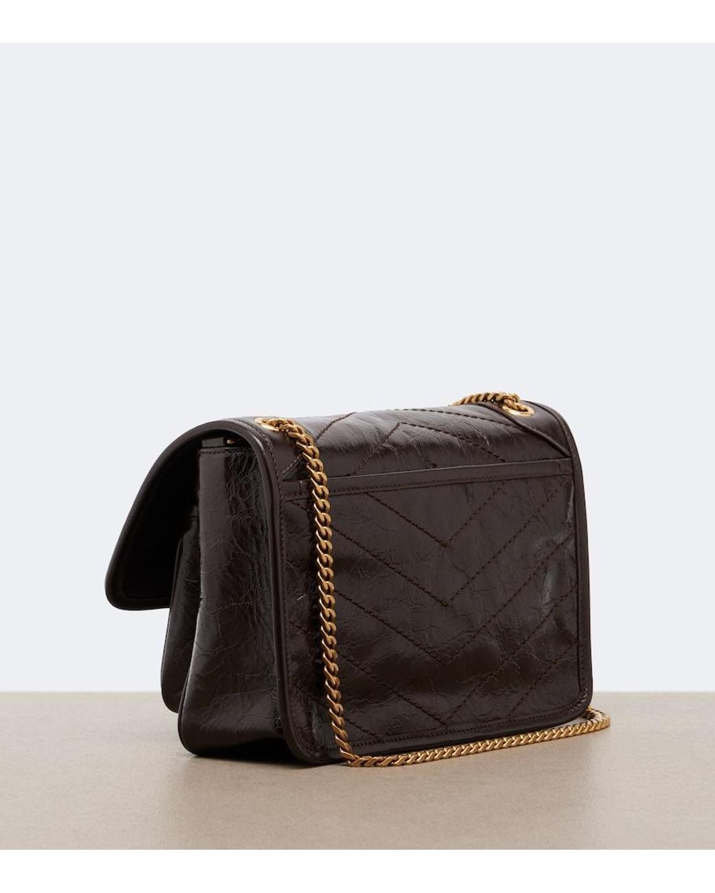 Saint Laurent Black Niki Small Leather Shoulder Bag