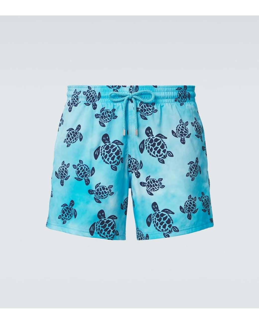 Vilebrequin Blue Printed Swim Trunks for men