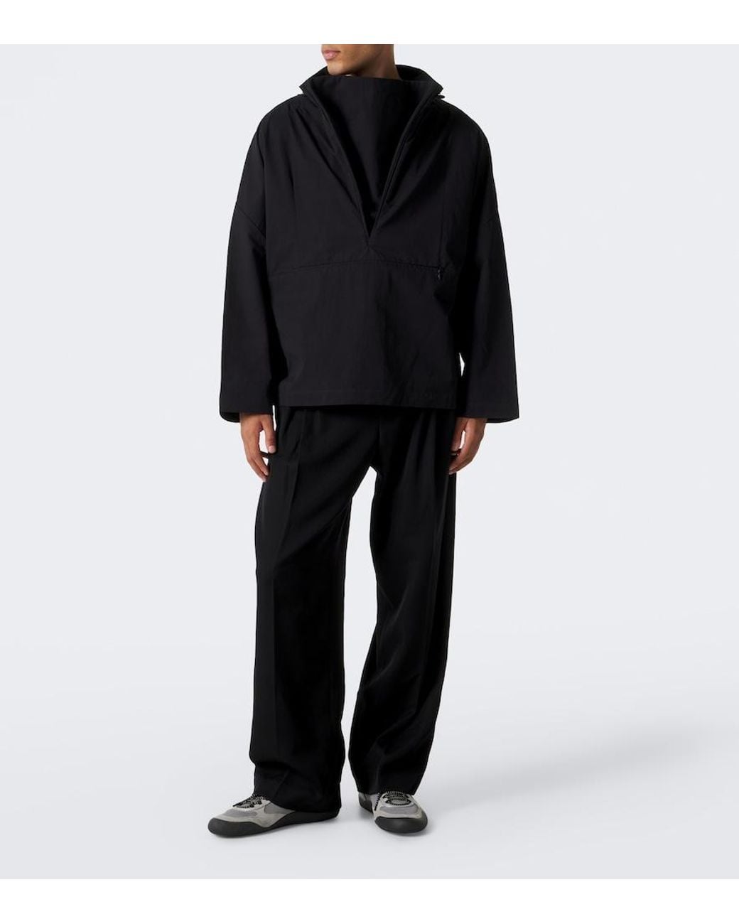 Kiko Kostadinov Black Graatsma Cotton Twill Jacket for men