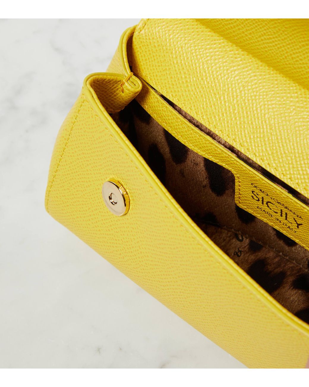 Dolce and sale gabbana yellow bag
