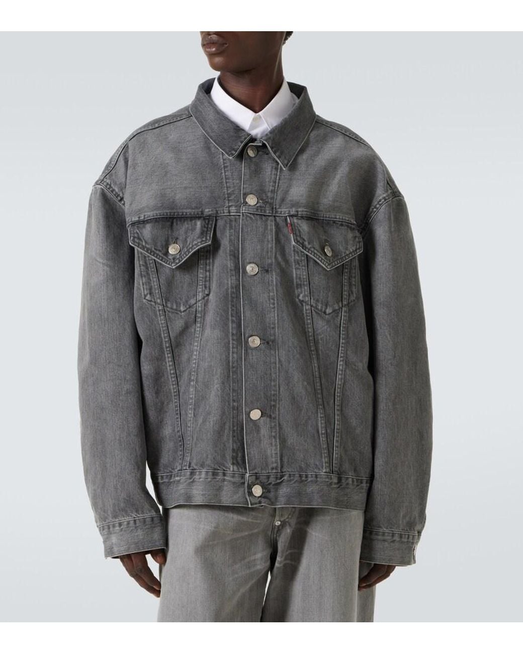 Junya Watanabe Gray X Levi's Denim Jacket for men