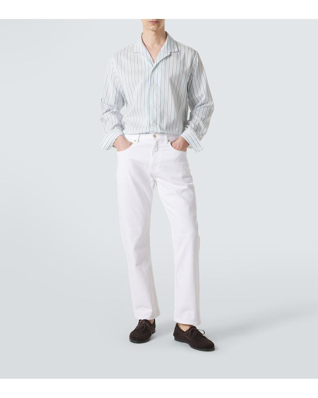 Umit Benan White Kevin Straight Jeans for men
