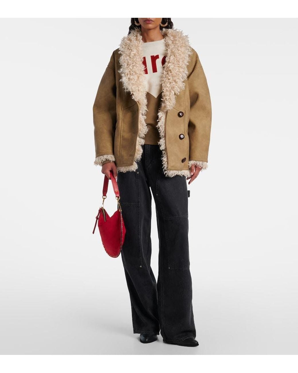 Abrigo Clea Isabel Marant de color Brown