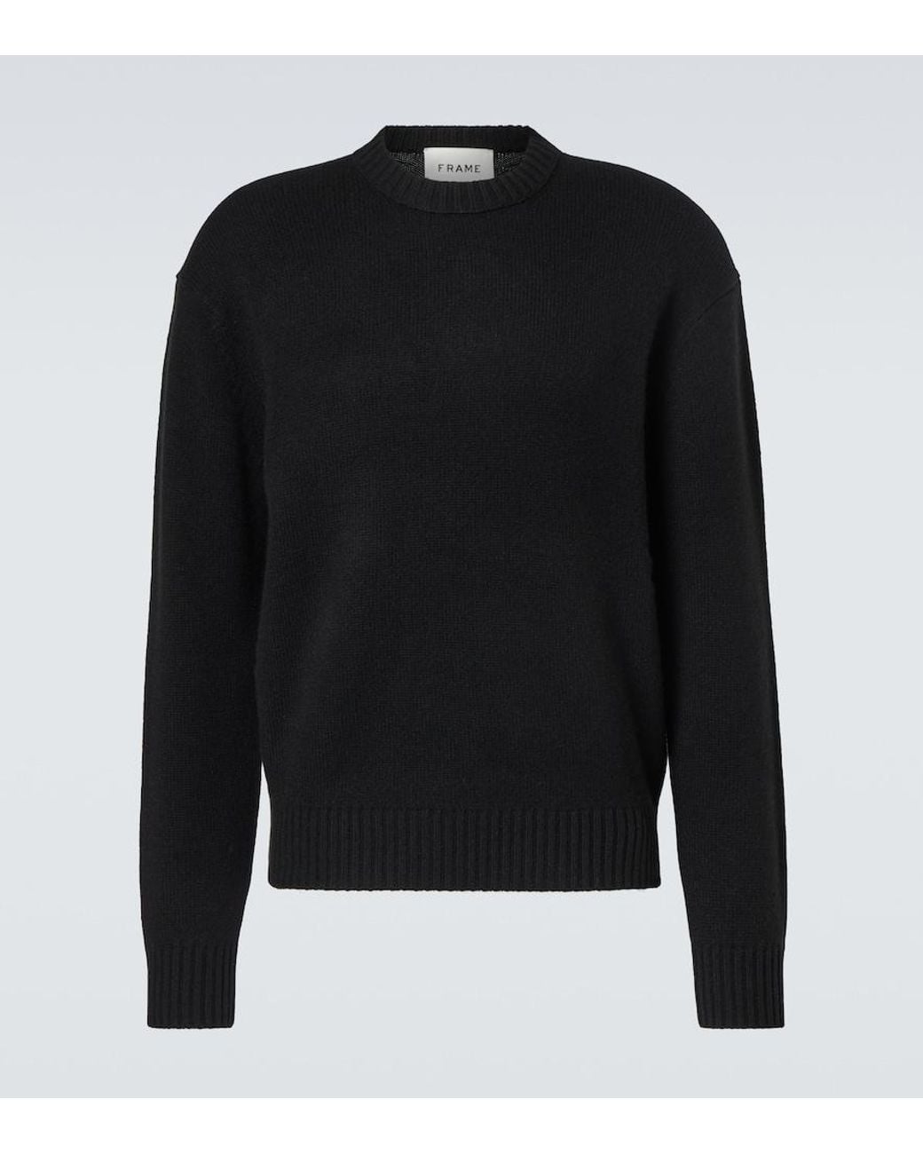 FRAME Black Cashmere Sweater for men