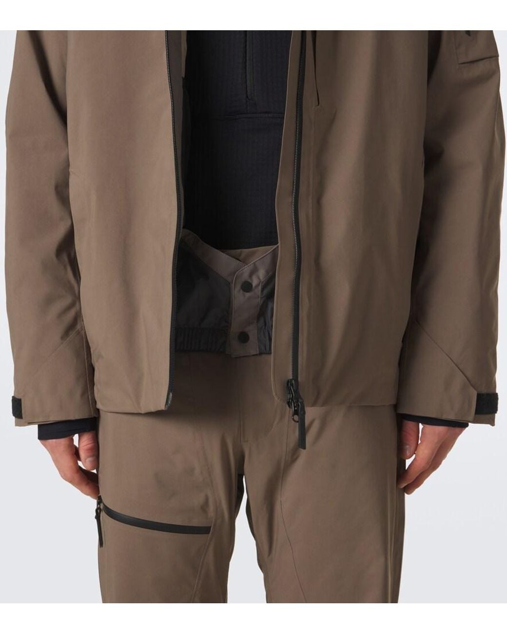 Peak Performance Brown Alpine Gore-Tex Ski Jacket for men