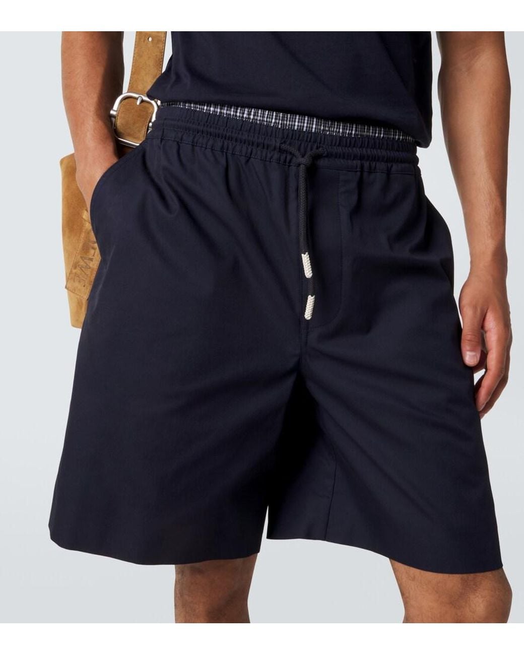 Bermuda En Coton Loewe pour homme en coloris Blue