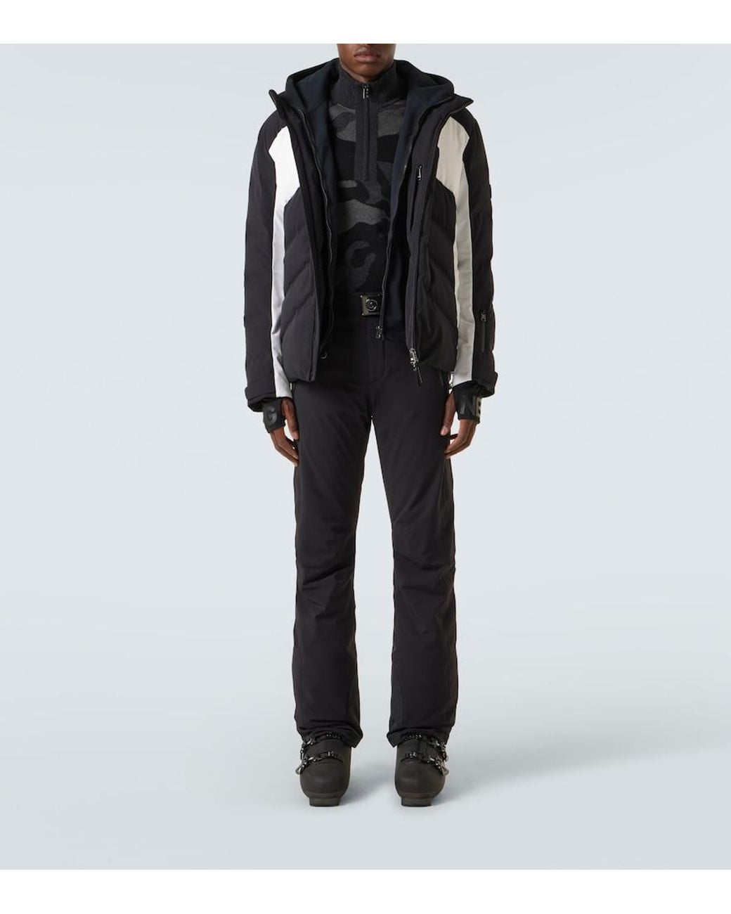 Bogner Black Reso Virgin Wool Sweater for men