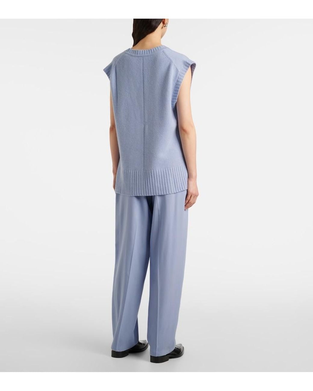 Joseph Blue Cashmere Vest