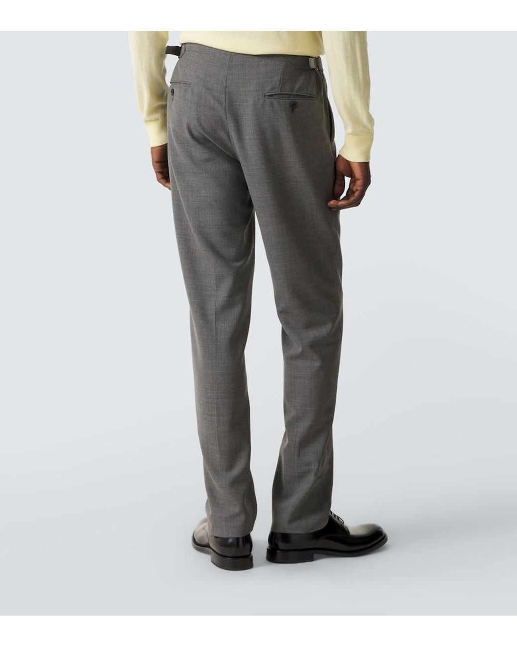 Thom Sweeney Gray Wool Suit for men